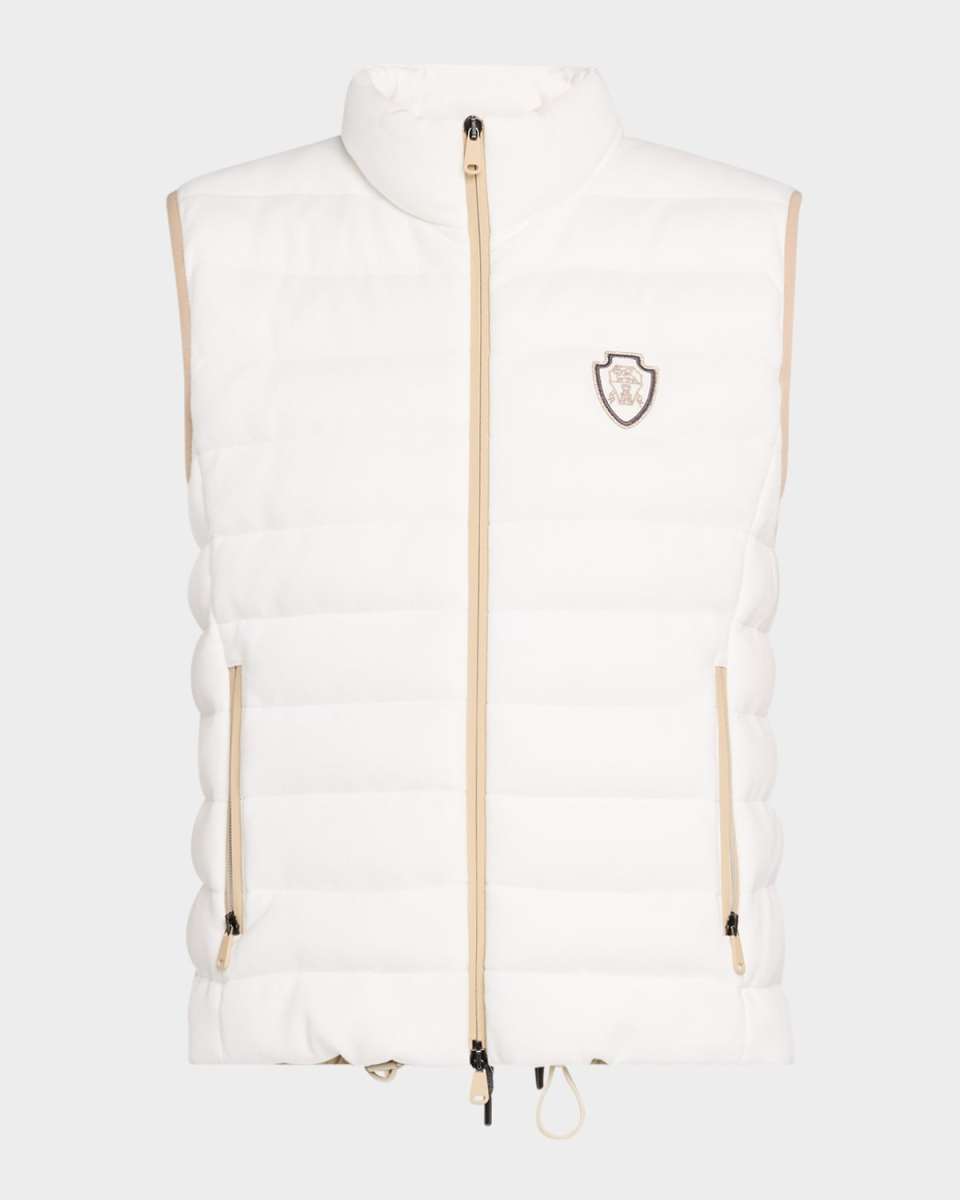 Piquet Fleece Golf Sportswear Down Vest